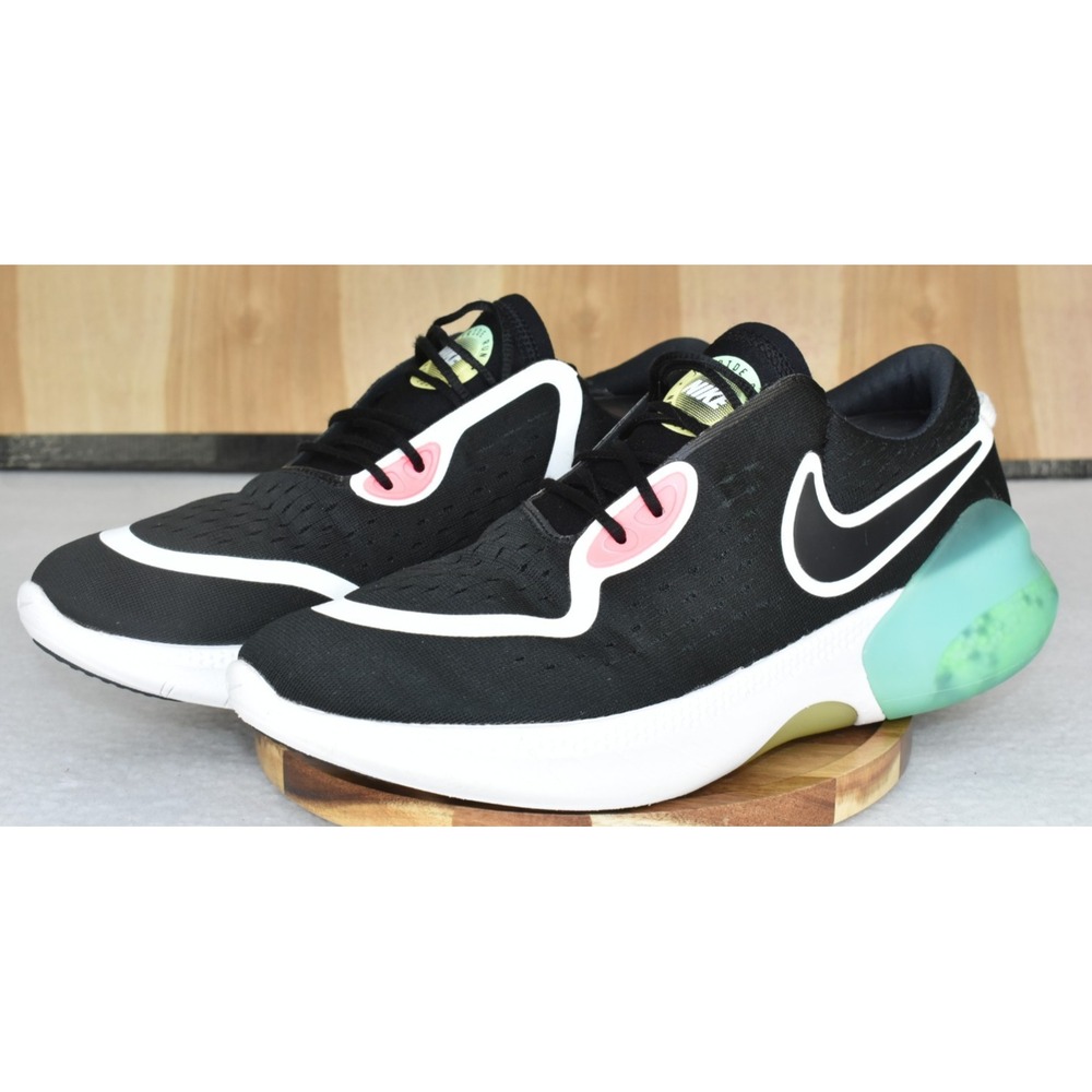 Nike Joyride Dual Run 2 Men Shoes Size 10 Black/Hot Punch/Glacier Ice Sneakers